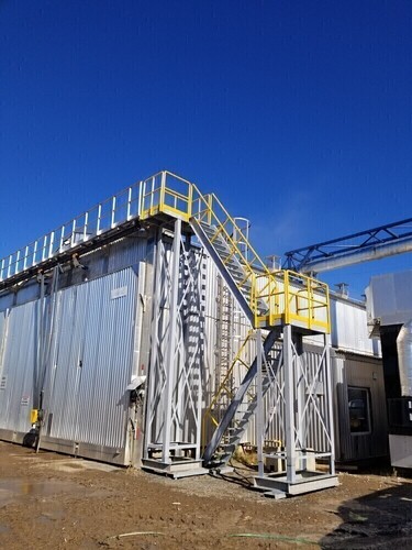 Dryer Maintenance Stairs and Walkway