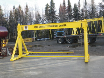 painted gantry crane